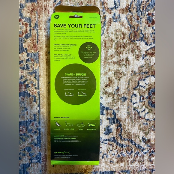 Superfeet Green Insoles - Picture 4 of 4